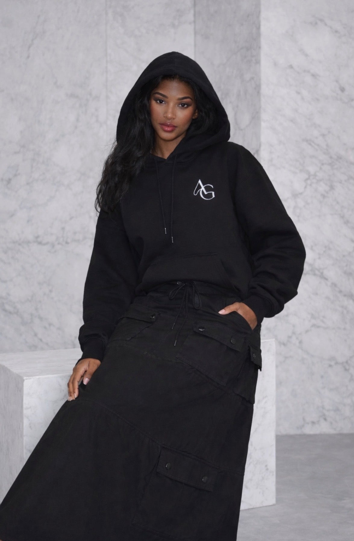 AG icon unisex hoodie