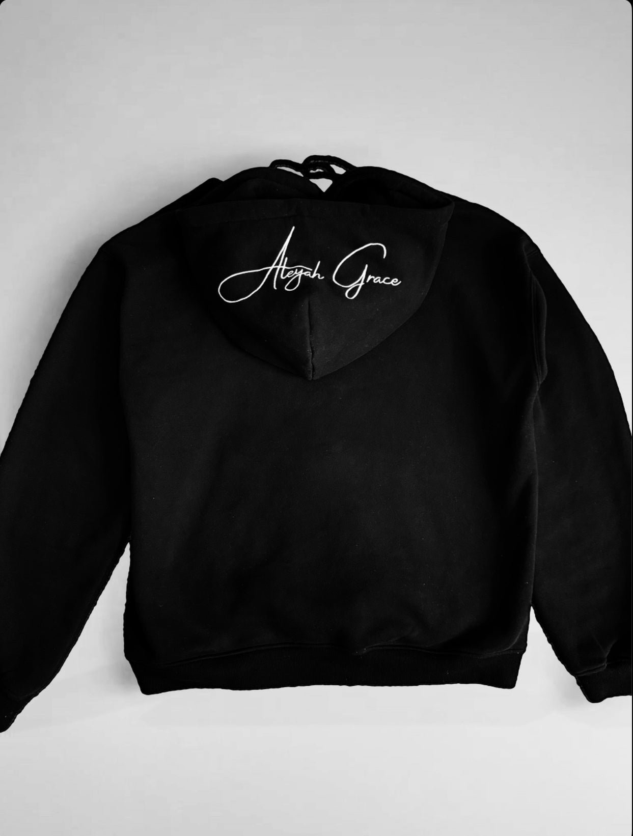 Black AleyahGrace hoodie