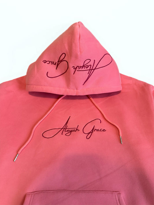 Pink AleyahGrace hoodie